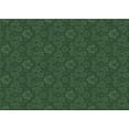 thumbnail image 1 of Ahgly Company Machine Washable Indoor Rectangle Transitional Dark Forest Green Area Rugs, 3' x 5', 1 of 7