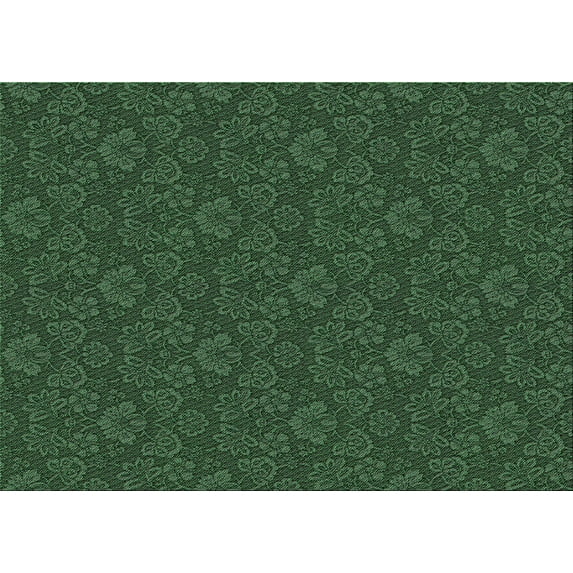Ahgly Company Machine Washable Indoor Rectangle Transitional Dark Forest Green Area Rugs, 3' x 5'