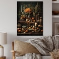 thumbnail image 2 of Designart "Sacred Offerings Folk Religion wall art II" Spiritual Print on Natural Pine Wood, 2 of 5