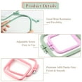 thumbnail image 4 of SPOKKI 3Pcs 3 Size Square Embroidery Hoops, ABS Plastic Embroidery Hoops Cross Stitch Hoops Embroidery Frames for Sewing, Needlework, Embroidery Projects (Size-3", 6.5", 11"), 4 of 6