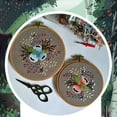 thumbnail image 2 of tssuouriy Three Dimensional Flower DIY Cloth Embroidery Kit Beginner Gift Dimensional Flower DIY Needlework Home Decoration Stitch 2# 1Set, 2 of 6