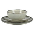 thumbnail image 2 of Gibson Soho Lounge Nardini 12 Piece (Service for 4) Plates and Bowls Reactive Glaze Dishes Stoneware Ceramic Dinnerware Set - Moon White, 2 of 11