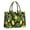Yellow Lemon Fruit-1, variant on Large Capacity Tote Bag,Yellow Lemon Fruit Slices Blue Pattern Handbag Fashion Luxury Tote Bag,15.7"x13"x 5.1" Inches,Laptop Compatible