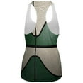 thumbnail image 2 of Championship Basketball Forest Green and Cream All Over Womens Work Out Tank Top Multi SM, 2 of 2