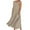 Khaki, variant on New Summer Plus Size Maxi Dresses for Womens 2024 Fashion Sleeveless Cotton And Linen Round Neck Solid Color Long Dress With Pocket Save to 65% off!