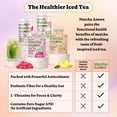 thumbnail image 6 of Fit & Lean Matcha Amore Iced Tea, Fruit-Inspired Naturally Flavored Organic Ceremonial Grade Matcha Green Tea, Naturally Sweetened, NON-GMO, Zero Sugar, Raspberry Iced Tea, 10 Stick Packs, 6 of 6