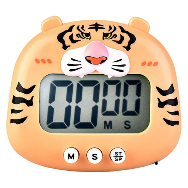 Cartoon Animal Countdown Timer Frog Cow Digital Cooking Timer With Stand For Cooking Bake Timer Kitchen