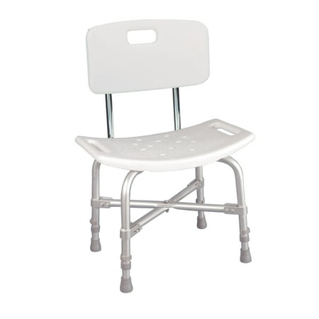 Drive Medical Heavy Duty Bath Bench 20"W 12 Inch Seat Depth 500 lbs Weight Capacity 12021KD-1