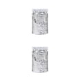 thumbnail image 1 of Yuarrent Decoración de lámina de oro para uñas 2g, hojas de lentejuelas de imitación para manicura artesanal, brillos para manualidades, decoración Plata 2piezas Yuarrent CBP181444, 1 of 5