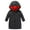 Black, variant on Boy's Waterproof Ski Jacket Winter Warm Thick Snow Coat Windproof Fleece Kids Outdoor Hooded Snowboard Jackets(7-8 Years,Dark Blue)