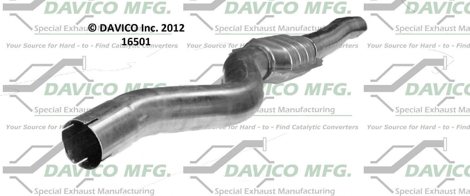 Davico Mfg 16501 Direct-Fit Catalytic Converter