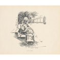 thumbnail image 2 of J. Campbel Phillips 14x12 Gold Ornate Wood Frame and Double Matted Museum Art Print Titled - It's Big ‘Bubber’ (1899), 2 of 4