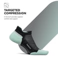 thumbnail image 3 of Feetures Elite Max Cushion No Show Tab Wave- Running Socks for Men & Women, Athletic Compression Socks, Moisture Wicking - Mint Chip , Medium (1 Pair), 3 of 7