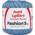 thumbnail image 2 of (3 pack) Aunt Lydia's Fashion Crochet Thread Size 3-Warm Blue, 2 of 2