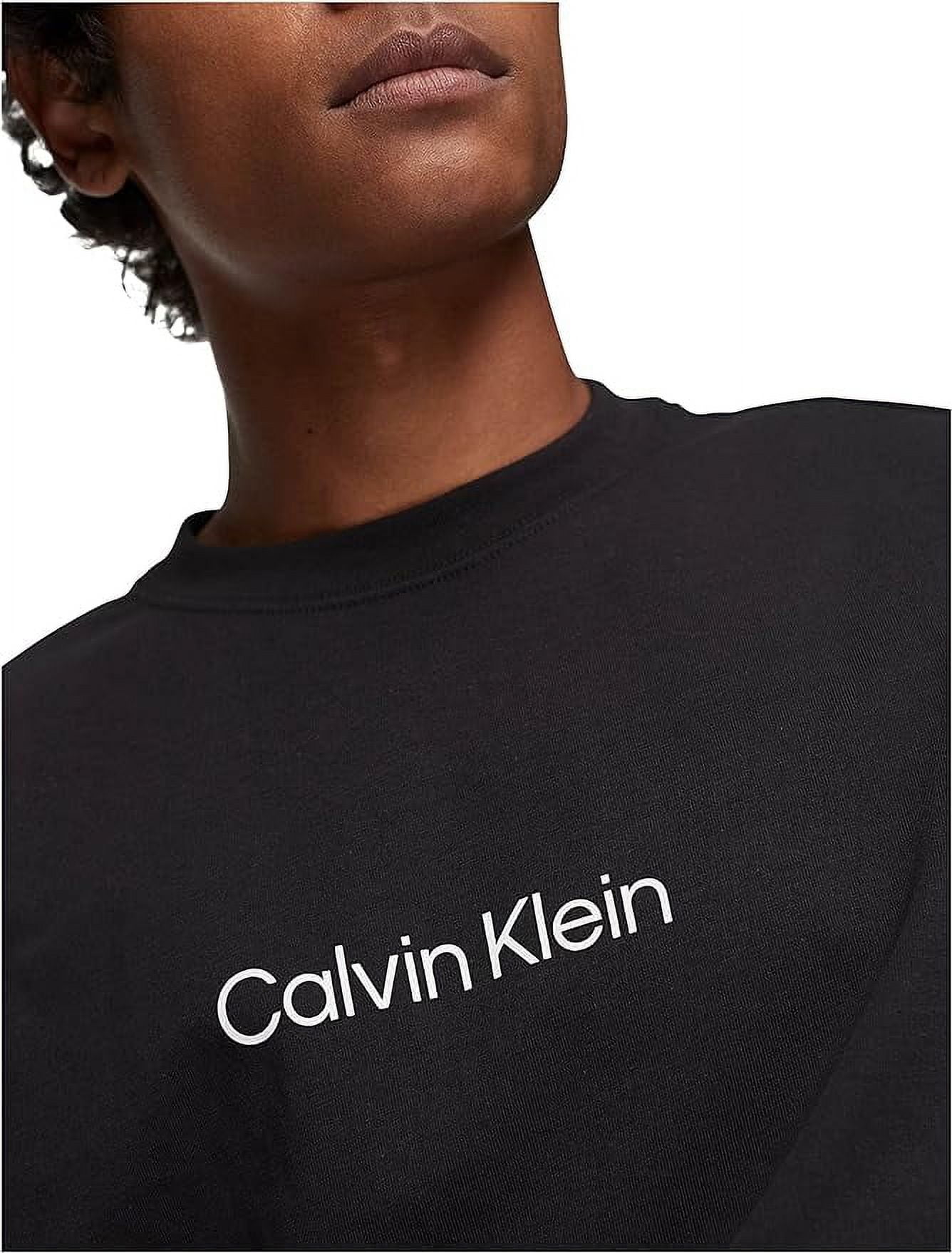 Calvin Klein Men's Relaxed Fit CK Logo Crewneck T-Shirt