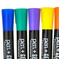 thumbnail image 6 of Pen+Gear Permanent Markers, Chisel Tip, Assorted Colors, 8 Count, 6 of 10