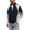 Gray, variant on Men Color Block Zip Up Track Jacket, Spring Fall Stand Collar Lightweight Windbreaker with Rib Cuffs & Pockets, Retro Patchwork Casual Athletic Coat Gray S(S)