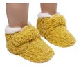 thumbnail image 3 of huajiao Infant Boy Girl Cozy Fleece Booties Baby Fuzzy Sock Shoes Non Slip Soft Warm Slippers Newborn Winter Soft Sole Boots, 3 of 5