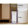 thumbnail image 3 of Rechargeable Bathroom Trash Can with Lid(battery/charging cable not included),Motion Sensor Trash bin Automatic Touchless, Auto-Adsorption Slim Smart Kitchen Garbage Can for office, 3 of 10