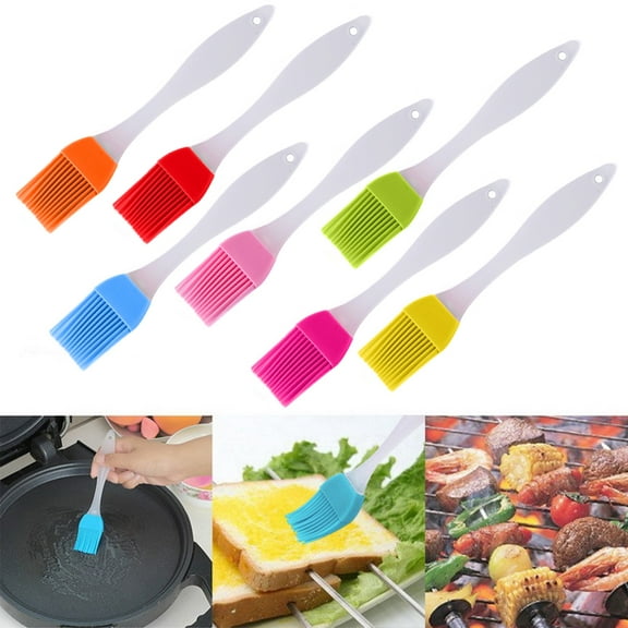 Yesbay Silicone BBQ Sauce Oil Brush Handle Cake Butter Pastry Cook Baking Barbeque Tool,Oil Brush