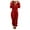 Red, variant on Dealovy Jumpsuit Pajamas for Women Plus Size Sherpa Fuzzy Long Sleeve Onesie Pjs Fleece Homewear Zip Hooded Romper