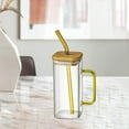 thumbnail image 3 of Taza de cristal Taza cuadrada transparente para fiesta Estilo C BLESIY Taza cuadrada, 3 of 8