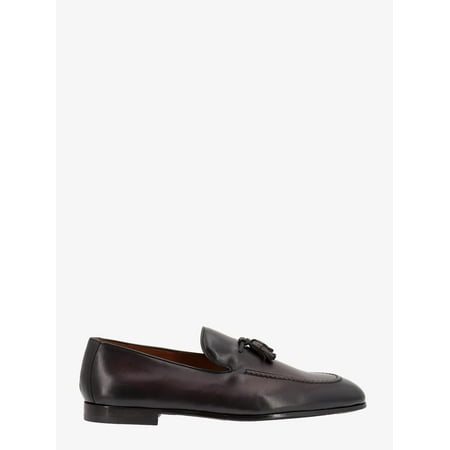 

MAN Leather loafers with tassel detail