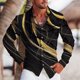thumbnail image 1 of Camisas de otoño con estampado retro para hombre, camisas casuales de manga larga para hombre, camisetas con personalidad para exteriores para hombre, ropa holgada de calle para hombre, 1 of 6