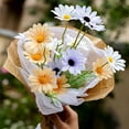 thumbnail image 5 of 6Pcs Artificial Flowers, 1Pc White Daisies, Uv-Protected, Outdoor Artificial Wildflowers with Stems, Artificial Green Shrubs, Suitable for Wedding Decorations, Home and Garden Decorations., 5 of 9