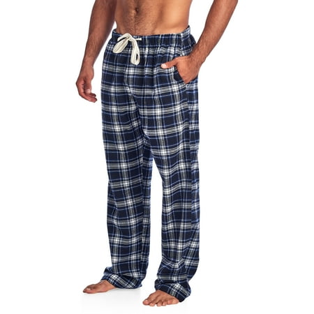 Ashford & Brooks Mens Super Soft Flannel Plaid Pajama Sleep