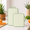 Green, variant on Wheat Straw Cutting Board Double Sided Antibacterial Plastic Non Slip Kitchen Chopping Board