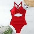 thumbnail image 4 of KYAIGUO Women's One Piece Bikini Swimsuits Slimming Swimwear Plus Bathing Suits, 4 of 8