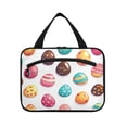thumbnail image 2 of Travel Toiletry Bag with Metal Hook Large Capacity Cosmetic Bag Toiletry Bags for Travel, Gym, Camping Colorful Easter Eggs Pattern, 2 of 9