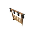 thumbnail image 4 of Solid Bamboo Folding Luggage Rack Brushed Black, 4 of 5