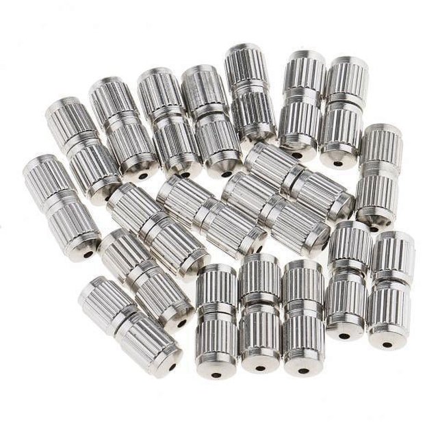 Abbracc 3-10pack 20pcs Metal Screw Barrel Clasps Beads Connector for Jewelry Making 3 Pcs
