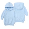 thumbnail image 2 of Esaierr Kids Toddler Girls Hoodies Sweatshirt Spring Fall Hood Mid-Lengt Sweatsuit Baby Long Sleeve Casual Pullover Little Girls Hooded Sweat Top for 1-5Y, 2 of 9