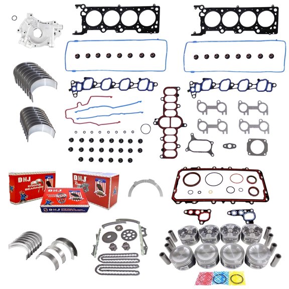 DNJ EK4168M Master Engine Rebuild Kit Fits Cars & Trucks 2000 Ford Club 4.6L SOHC V8 16V 281cid