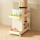 thumbnail image 1 of Cesta de almacenamiento de varios niveles | Organizador de esterillas de yoga y equipo deportivo | Estante modular de plástico para casa y garaje | Negro, beige y blanco, 1 of 6