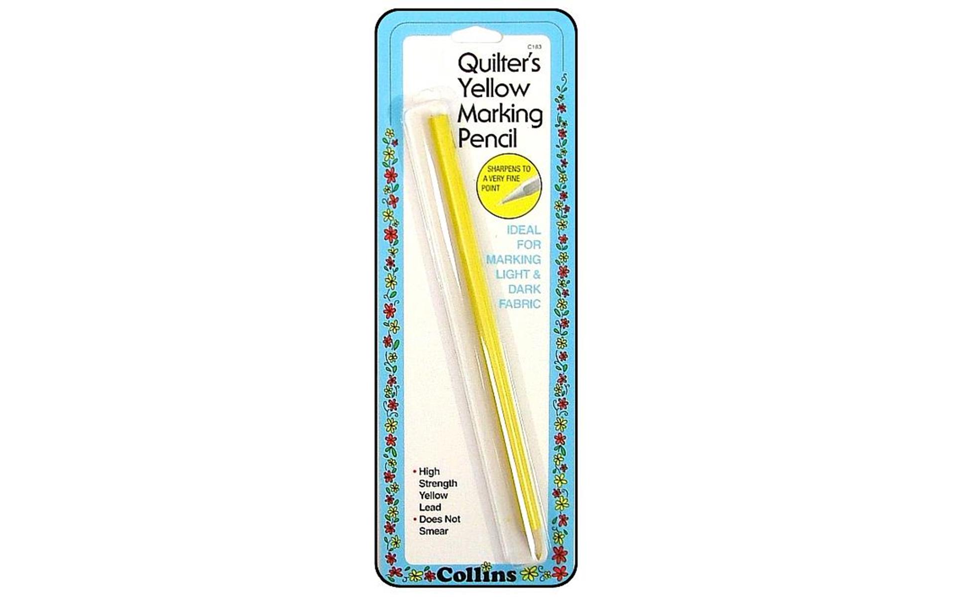Collins Quilters Yellow Marking Pencil