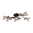 thumbnail image 1 of Elk 7956/5 5-Light Flush Mount In Aged Bronze and Hand Blown Tulip Glass, 1 of 1