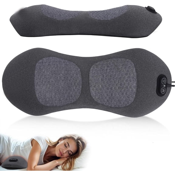 Smooth Spine Triple Fusion Back Massager, 2026 Upgraded 3 in 1 Neck Shoulder Backs Massagers with Traction, Vibration