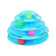 thumbnail image 1 of 4-layer Turntable Toy Funny Interactive Cat Toys Catching Ball Game Toys 4-level Tower Tracks Ball, 1 of 3
