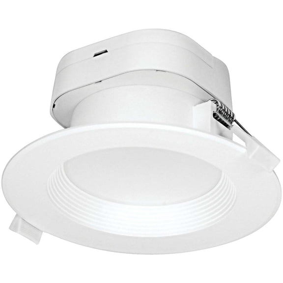 Satco 4 In. Direct Wired IC Rated White 4000K LED Recessed Light Kit S39013
