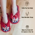 thumbnail image 4 of LazyOne Flip-Flop Spa Slippers for Women, Female Fuzzy House Slippers, Cat Nap, 4 of 5