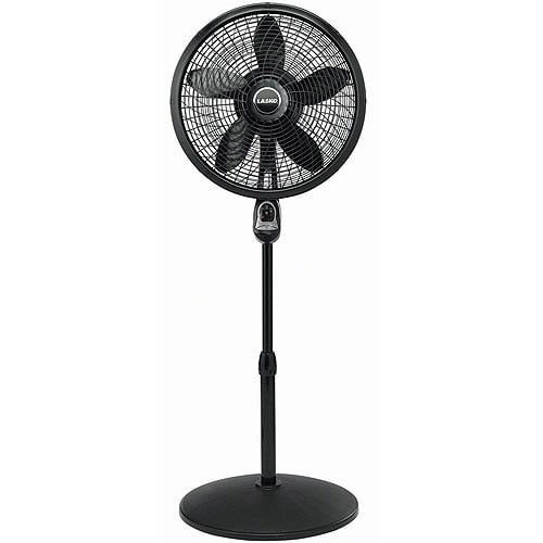Lasko 18" Cyclone Pedestal Fan with Remote Control in Black by Lasko Products, Inc.