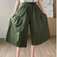 thumbnail image 4 of REALiKUN Women Flowy Bubble Maxi Skirt Elastic Waist Ruffle Hem Long Skirt Loose Fit Solid Balloon Midi Skirt, 4 of 8