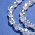 thumbnail image 2 of 1Strand 12x8mm Electroplate Glass Faceted Teardrop Beads Strands Clear AB, 2 of 6