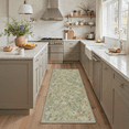 thumbnail image 2 of GENIMO 2'x3' Floral Botanical Entryway Rug, Machine Washable Non Slip Low Pile Area Rug for Front Door Kitchen Bathroom, Muted Sage, 2 of 6