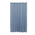 thumbnail image 1 of Polyester Silver Foil Trellis Printed Shower Curtain (Blue), 1 of 2