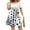 #A49-White, variant on Womens Plus Size Dress Casual Empire Waist Straped Cocktail Dresses Pleated Polka Dot A Line Dresses Short Sleeve Square Neck Modest Wedding Guest Dress,2XL